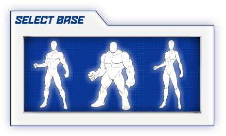 How do you create your own superhero on Marvel.com?