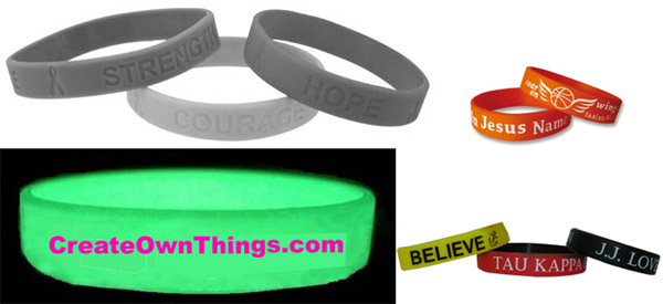 rubber bracelet